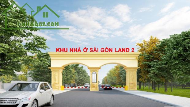 Bán đất nền khu nhà ở Sài Gòn Land 2, 95 m2, giá chỉ hơn 1 tỷ, thanh toán 320tr, sang tên