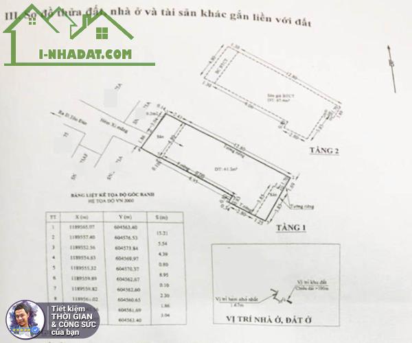 BÁN NHÀ TÔN ĐẢN. 79M2. NGANG KHỦNG 5MX15M. 2 TẦNG. KHÔNG BỊ QUI HOẠCH. HẺM YÊN TĨNH - 2