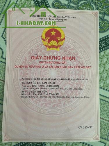 BÁN ĐẤT 2 MẶT TIỀN DT: 286M2, ĐƯỜNG RỘNG 8M, SỔ HỒNG – GIÁ TỐT XÃ LỘC QUẢNG, H.BẢO LÂM, - 3