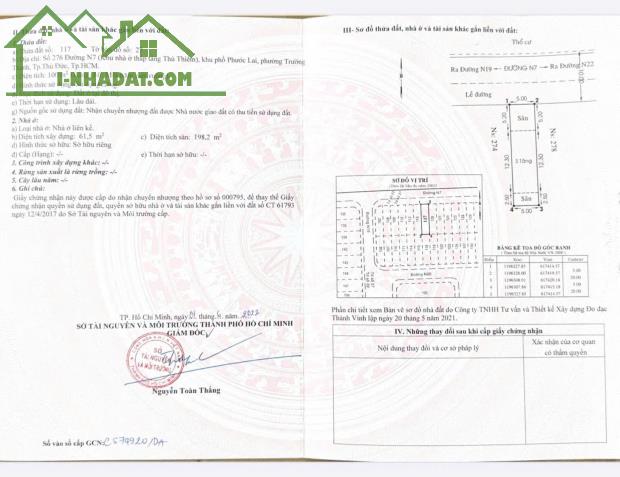 BÁN NHÀ PHỐ ĐÔNG TĂNG LONG - TP. THỦ ĐỨC - 2