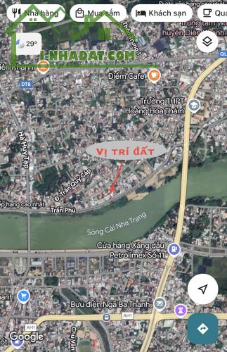 Bán đất mặt tiền kinh doanh đường Trần Phú - view Sông Cái thoáng mát