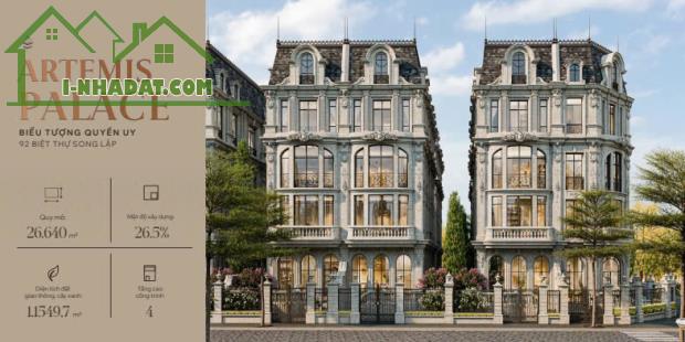 Chính thức mở bán biệt thự song lập 150m² dự án Noble Palace Long Biên LH: 0922969777 - 3