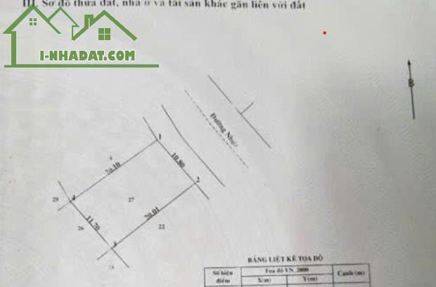 THỊ TRẤN CỦ CHI – 225M² FULL THỔ – MT 10M Đ.NHỰA HUỲNH VĂN CỌ – 650 TRIỆU