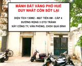 HIẾM-SIÊU PHẨM PHỐ HUẾ DUY NHẤT 130M2 CÒN SÓT LẠI, OTO TRÁNH, XÂY CÔNG TY-CHDV DÒNG TIỀN
