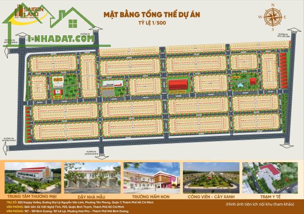 Bán DN 95m2 tại ĐT 619, Long Nguyên, Bàu Bàng, giá ưu đãi 1,05 tỷ