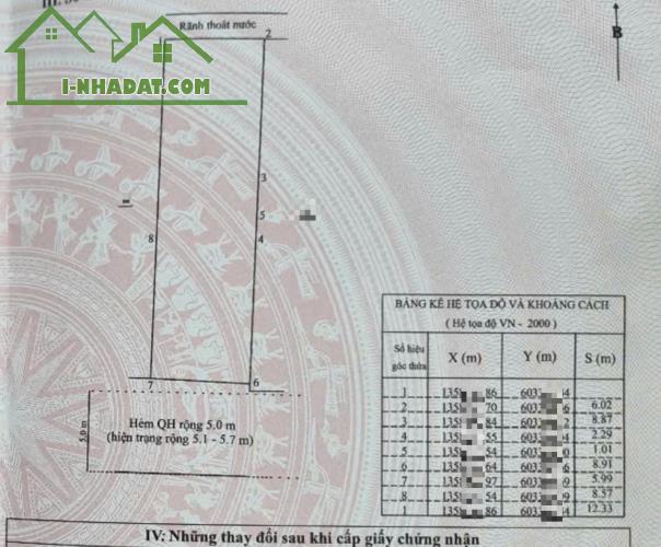 Bán 126m2 mặt tiền rộng 6m, Vĩnh hải, nha trang cách biển 180m, gần bãi tắm Hòn Chồng - 2