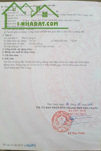 ĐẤT HẺM LÊ HỒNG PHONG, PHƯỜNG PHƯỚC LONG, 97M2, NGANG 5,1M, GIÁ 3 TỶ 250 - 2