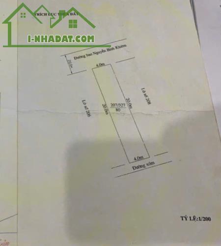 Bán đất mặt đường Nguyễn Bỉnh Khiêm, Đông Hải, Hải Phòng, Dt 70m,giá 3ty1
