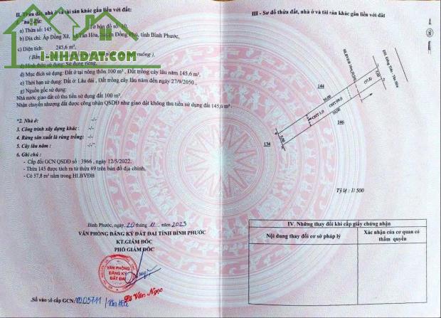 Đất thổ cư Tân Hoà mặt tiền đường nhựa lớn 32m giá chỉ 4xx