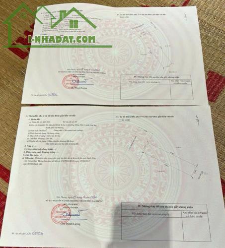 Bán 2 lô đất 90m tái định cư Tasa Đông Hải 2, Hải An. Tuyến 2  đường Nguyễn Bỉnh Khiêm - 3
