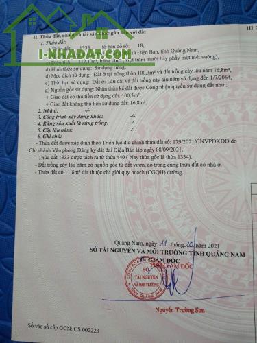 ĐẤT ĐẸP – GIÁ ĐẦU TƯ  –CẦN BÁN LÔ ĐẤT Tại Đường 605, Xã Điện Hồng, Thị xã Điện Bàn, Quảng