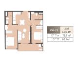 CĂN HỘ 2PN MASTERI LAKESIDE GIÁ TỐT NHẤT PHÂN KHU – VIEW ĐẸP, SỔ LÂU DÀI