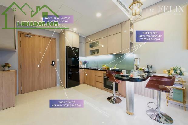 SỐC! Chỉ 3,9 triệu/ tháng sơ hửu ngay CH cao cấp The Felix view hồ bơi thoáng mát - 2