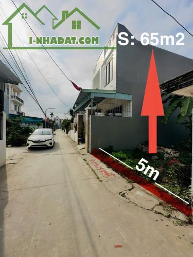 Lô đất 65m ngõ 4m ô tô ra vào thôn Đào Yêu An Dương - 2