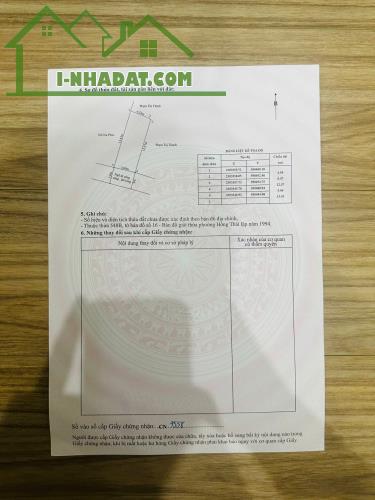 Lô đất 65m ngõ 4m ô tô ra vào thôn Đào Yêu An Dương