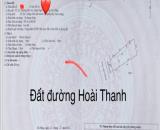Đất đường Hoài Thanh,gần Đại Học Kinh Tế,Hướng: Tây.87m2/6,5 tỷ