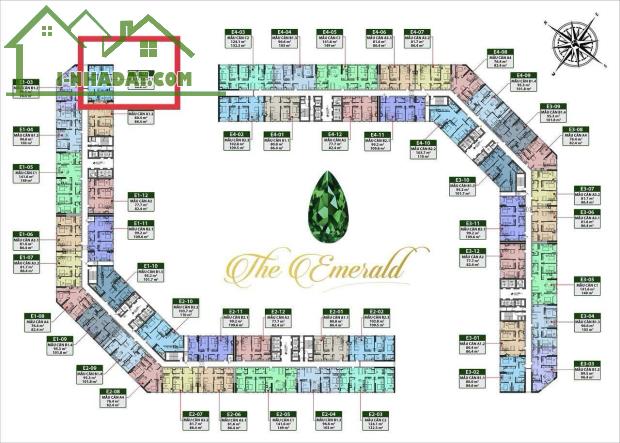 CẦN BÁN CĂN HỘ CAO CẤP FULL NỘI THẤT TẠI TÒA E1 – CT8 MỸ ĐÌNH, DỰ ÁN THE EMERALD – GIÁ - 4