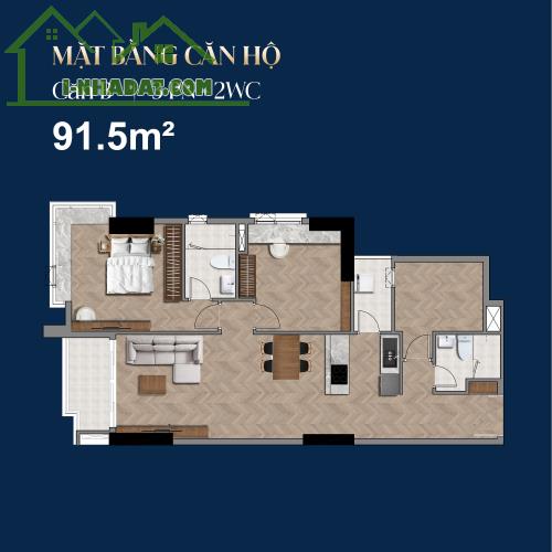 Căn hộ chuẩn Tera Luxury Nam SG giá 3,8 Tỷ/căn chiết khấu 2% - 2
