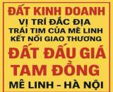 bán đất đấu Tam Đồng, huyện Mê Linh, Hà Nội, cam kết bán đúng giá chủ thu