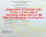 BÁN NHÀ TRẢNG DÀI, SỔ HỒNG RIÊNG THỔ CƯ GẦN CA PHƯỜNG, TRƯỜNG HỌC
