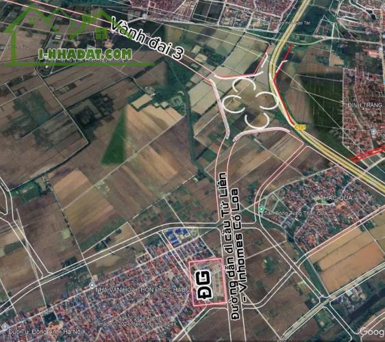 ✅ ĐẤT ĐẤU GIÁ X1 DỤC TÚ ĐÔNG ANH GẦN ĐƯỜNG QL3 MỚI CHẠY THẲNG RA CẦU TỨ LIÊN - 3