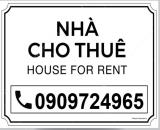 Cho thuê nhà nguyên căn mới xây mặt tiền đường Nguyên Bình – Phù hợp ở gia đình hoặc kinh