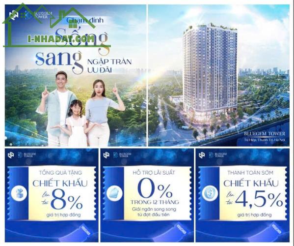 BlueGem Tower giá tốt nhất dự án, 5,5 tỷ - 98,8 m2 - Tứ Hiệp, Thanh Trì, Hà Nội - 2