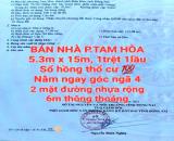 BÁN NHÀ ĐẤT TAM HÒA, 1TRỆT 1LẦU, 2 MẶT ĐƯỜNG THOÁNG RỘNG, GẦN BỆNH VIỆN ĐỒNG NAI