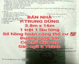 BÁN NHÀ TRUNG DŨNG, 1TRỆT 1LẦU LỬNG, SỔ HỒNG THỔ CƯ, ĐƯỜNG RỘNG 5m