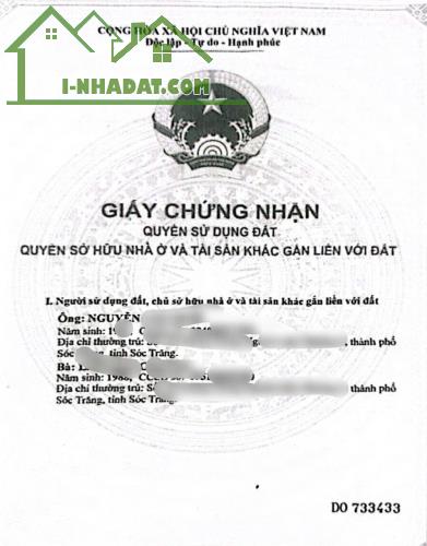 Chính Chủ Bán 149,2m2 Đất Tại Hẻm 456 Mạc Đĩnh Chi, Phường 9, Thành Phố Sóc Trăng. - 3