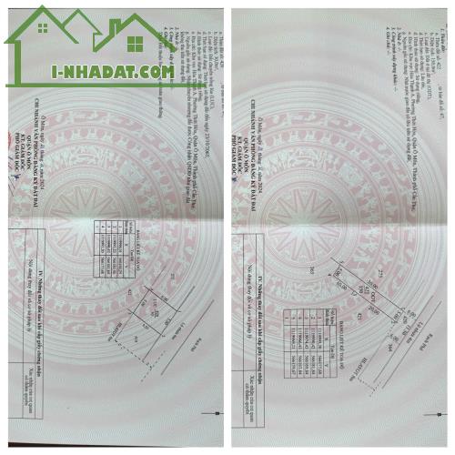 BÁN 02 NỀN THỔ CƯ XIN PHÉP XD ĐƯỢC NGAY. - 1