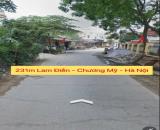 CHÍNH CHỦ CẦN BÁN LÔ ĐẤT 231M TẠI LAM ĐIỀN-CHƯƠNG MỸ-HÀ NỘI