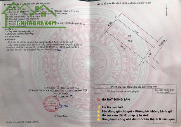 đất Tổ 1, Chi Đông – Quang Minh – Hà Nội ,  🔥 LÔ GÓC TRUNG TÂM QUANG MINH – CỰC HIẾM 🔥 - 1