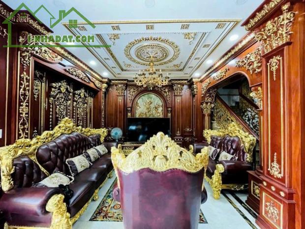 BIỆT THỰ DÁT VÀNG + NỘI THẤT GỖ ĐỎ. 6 TẦNG CÓ HẦM + THANG MÁY 180M2 NGANG 8M CHỈ 37,9 Tỷ. - 3