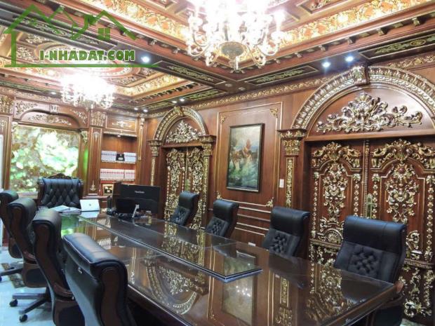 BIỆT THỰ DÁT VÀNG + NỘI THẤT GỖ ĐỎ. 6 TẦNG CÓ HẦM + THANG MÁY 180M2 NGANG 8M CHỈ 37,9 Tỷ. - 4