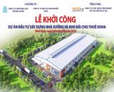 Cho thuê Kho xưởng KCN Đồng Văn 1, Đồng Văn, Hà Nam DT: 10.000m2.