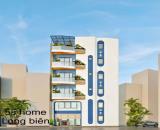 Bán nhà ô tô lô góc ngõ Vui Vẻ Thạch Bàn, Long Biên DT: 50m2 x 5.5 tầng MT 8m.