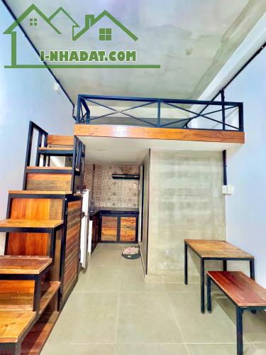 Cho thuê phòng gác duplex tone gỗ ngay gần ĐH Ngoại Thương, GTVT, Hutech Bình Thạnh - 1