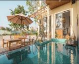 SIÊU PHẨM VILLA HỒ BƠI 2 MẶT TIỀN, NGAY BIỂN AN BÀNG,HỘI AN,148M2, 8PN, GIÁ CHỈ 1x TỶ