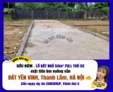 54m đất Yên Vinh – Thanh Lâm – Mê Linh, Hà Nội , ngay cạnh dự án Sungroup Mê Linh