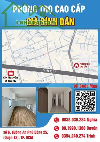 PHÒNG TRỌ CAO CẤP – FULL NỘI THẤT – GẦN ĐH NGUYỄN TẤT THÀNH & VĂN HIẾN