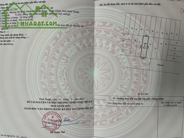 BÁN ĐẤT KHU K2 PHƯỜNG MỸ BÌNH PHAN RANG NAM KHÁNH HÒA - 2