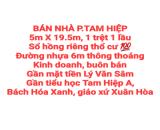 BÁN NHÀ ĐẤT TAM HIỆP, 1TRỆT 1LẦU, SỔ HỒNG THỔ CƯ, ĐƯỜNG NHỰA 8m KINH DOANH BUÔN BÁN