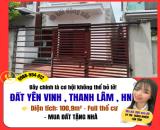 Đất Yên Vinh – Thanh Lâm – Mê Linh – Hà Nội, gần ngay HUD Mê Linh, sungroup Mê Linh
