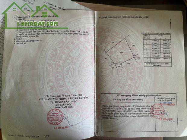 SỞ HỮU LÔ ĐẤT DIỆN TÍCH 1800m2 đất thổ ở đô thị (ODT) - 2