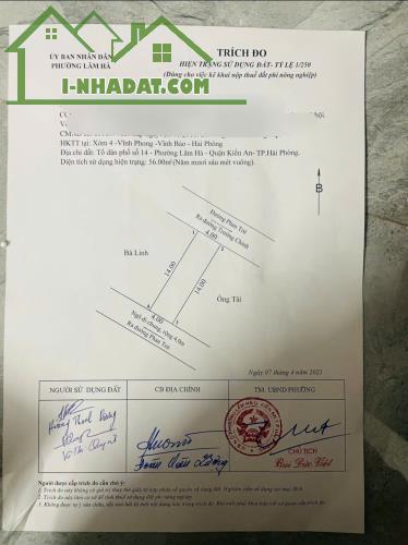 CHÍNH CHỦ CẦN BÁN CĂN NHÀ Vị Trí Đẹp Tại 183 PHAN TRỨ, LÃM HÀ, KIẾN AN, HẢI PHÒNG - 1