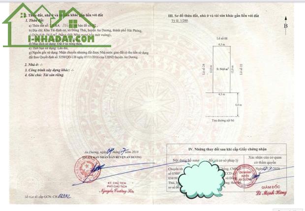 CHÍNH CHỦ CẦN BÁN CĂN NHÀ Vị Trí Đẹp Tại 183 PHAN TRỨ, LÃM HÀ, KIẾN AN, HẢI PHÒNG - 2