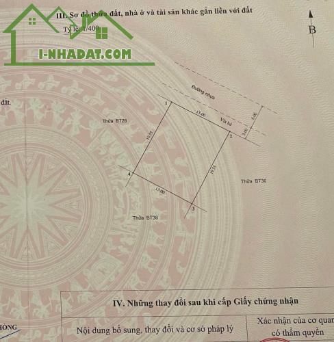 Bán lô đất 293m² tuyến 1 Cách Thượng, Nam Sơn, An Dương – Đường 12m, giá chỉ 21tr/m² - 1