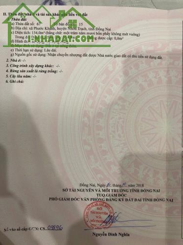 BÁN GẤP LÔ ĐẤT TDC PK GIÁ RẺ NHẤT THỊ TRƯỜNG - 1