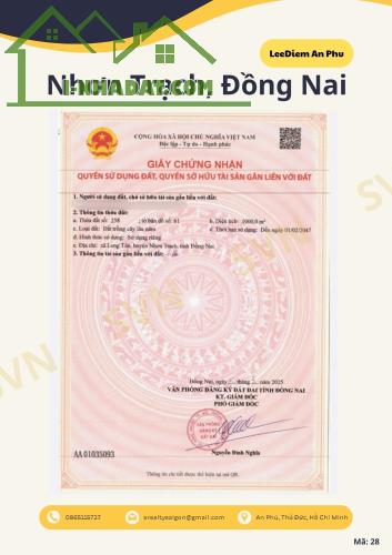 🌟 BẮT SÓNG ĐẦU TƯ – LÔ ĐẤT VÀNG NGAY LÕI HÀNH CHÍNH NHƠN TRẠCH 🌟 - 3